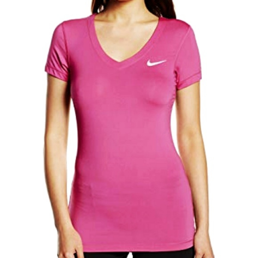 Nike Pro Dri Fit Fitted Athleisure Top. M